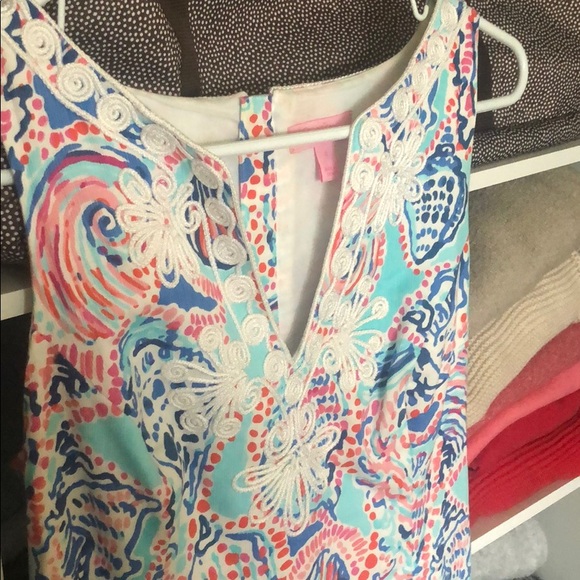 Lilly Pulitzer Shell Dress Size 4 - Picture 3 of 5